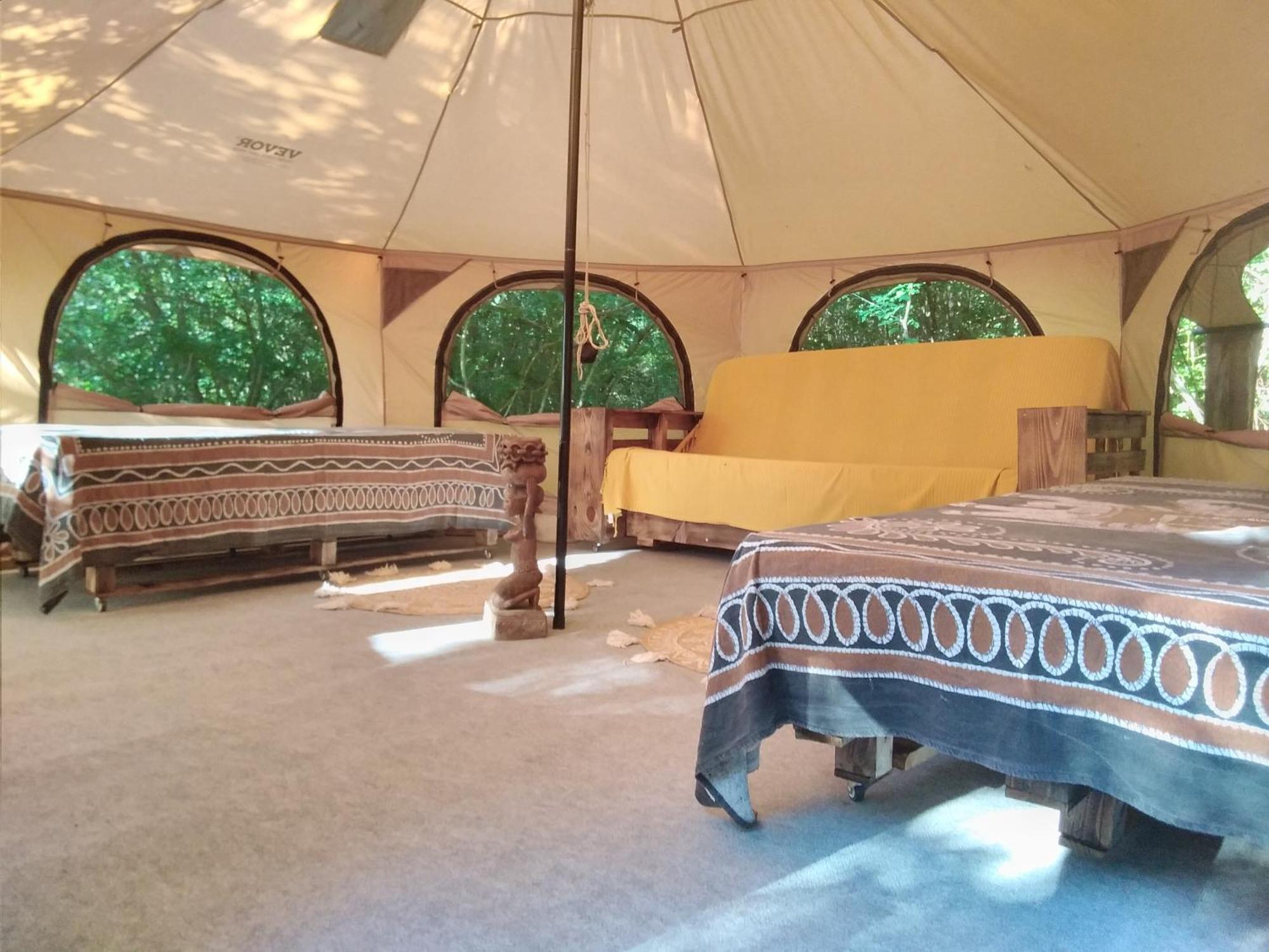 Tente Safari Lodge Dans Foret Luxuriante Vielle-Tursan Extérieur photo
