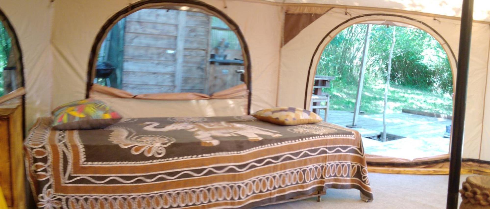 Tente Safari Lodge Dans Foret Luxuriante Vielle-Tursan Extérieur photo
