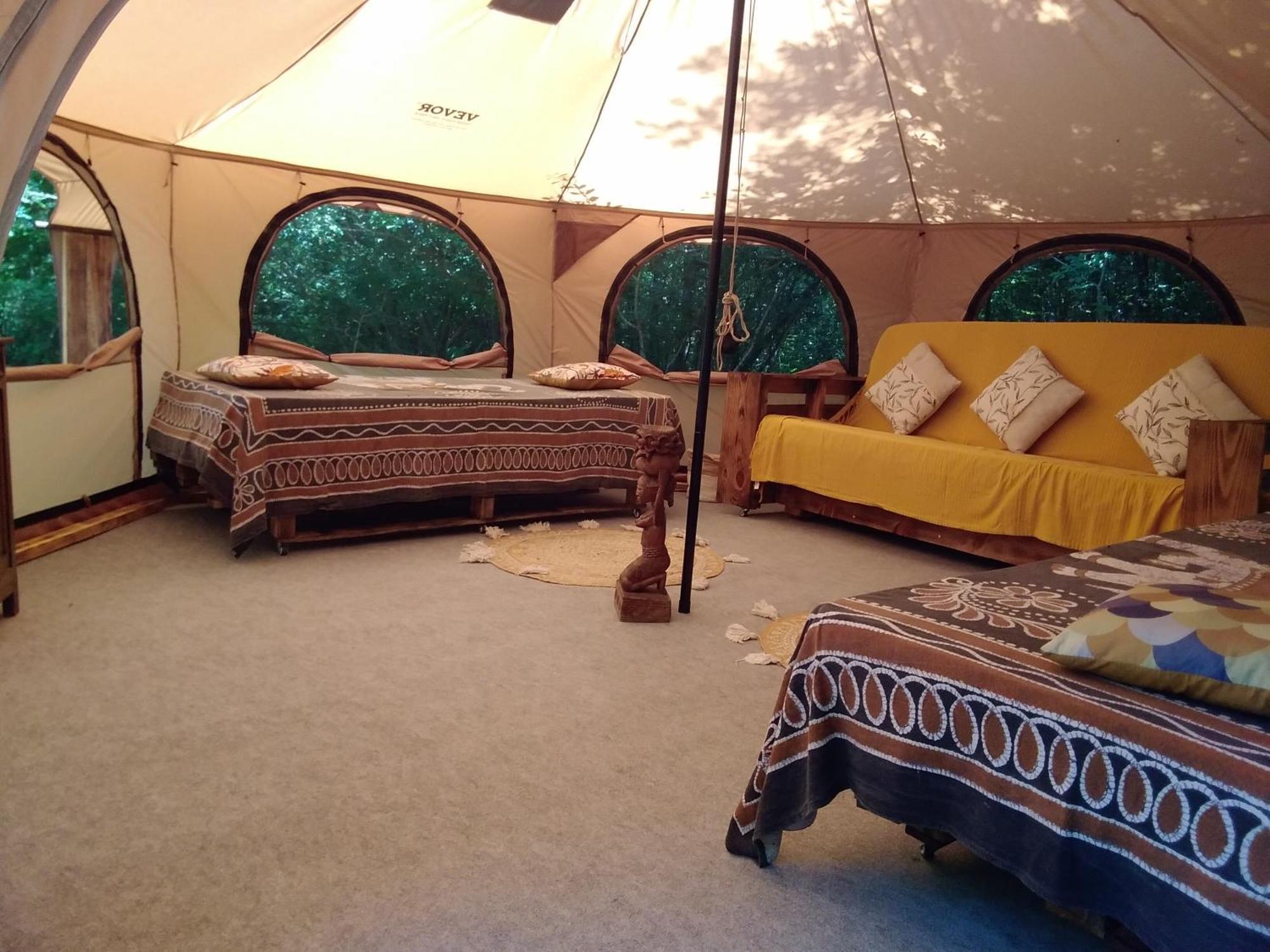 Tente Safari Lodge Dans Foret Luxuriante Vielle-Tursan Extérieur photo