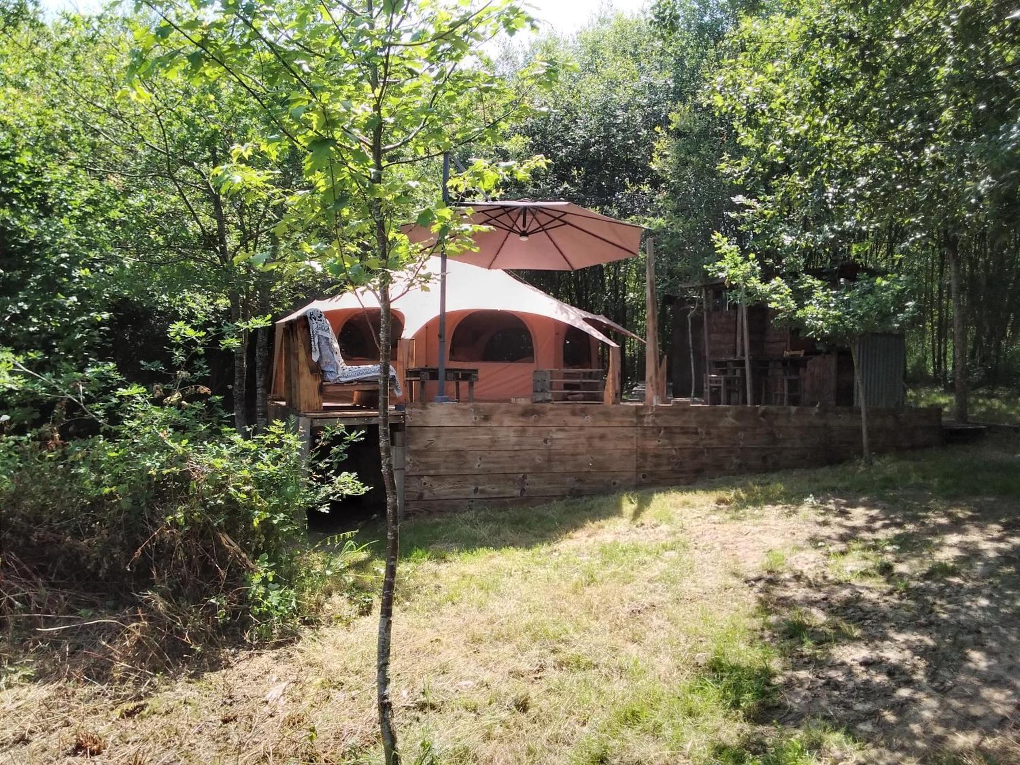 Tente Safari Lodge Dans Foret Luxuriante Vielle-Tursan Extérieur photo
